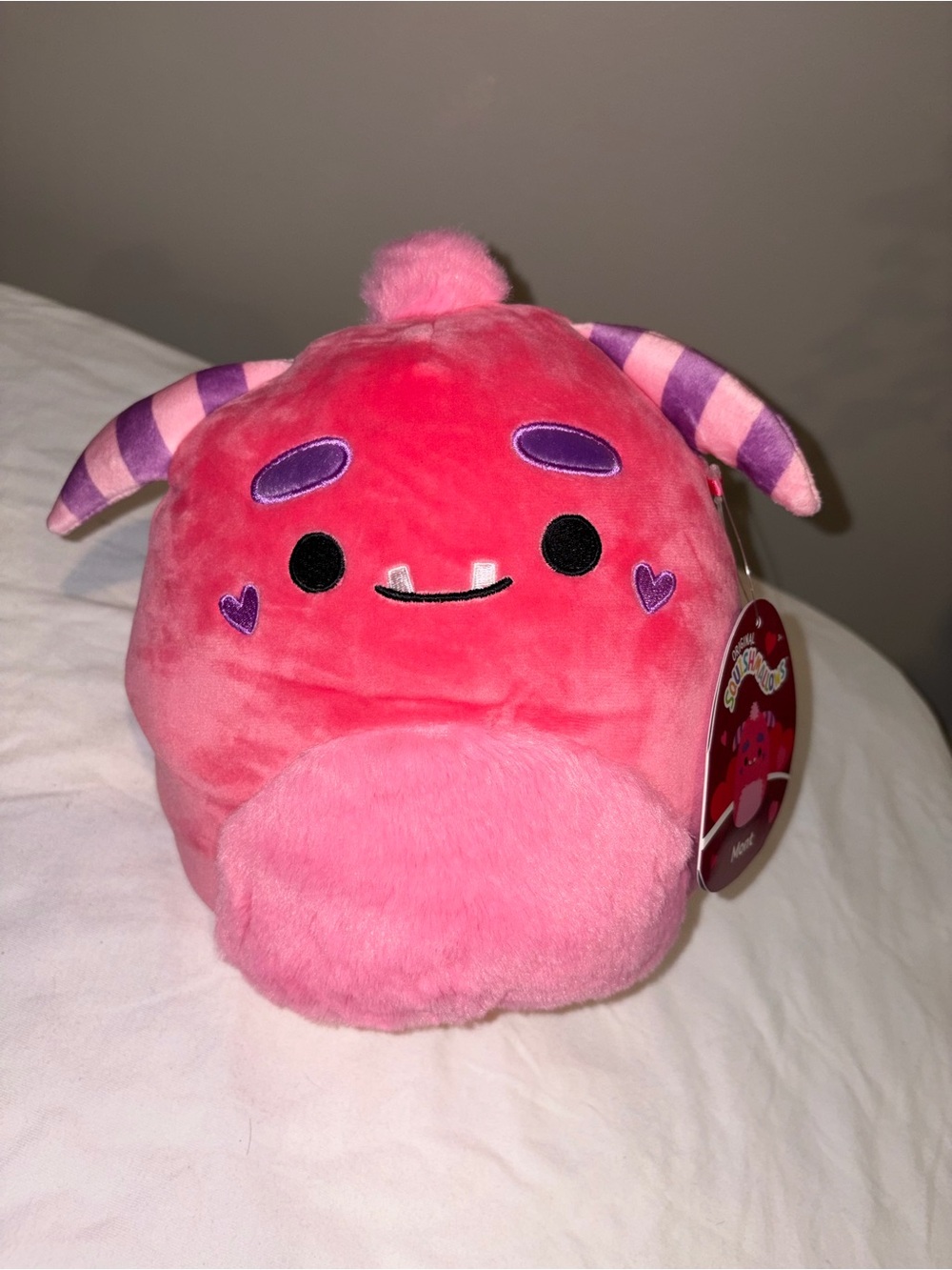 NWT Squishmallows Mont Monster 8” Valentine’s